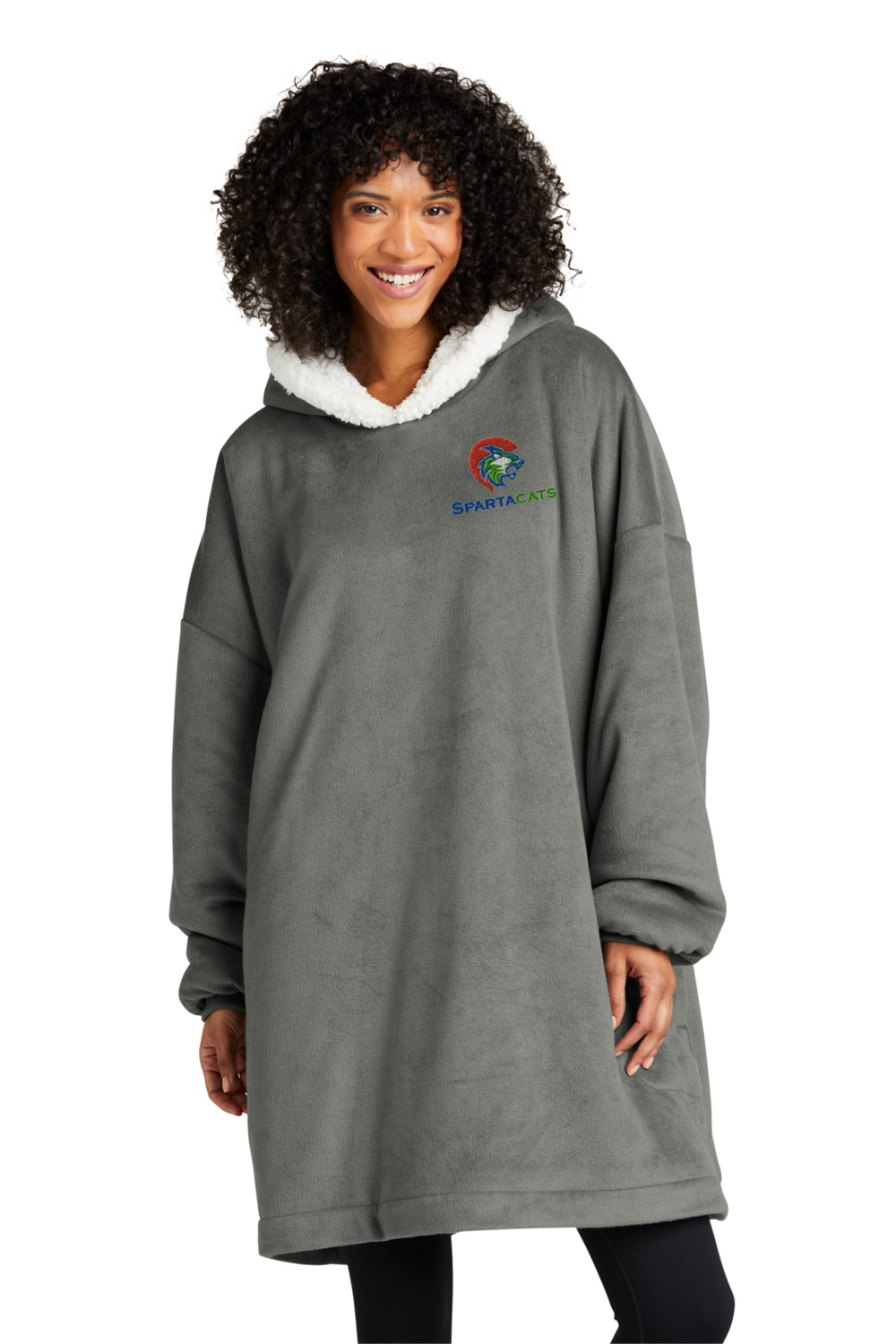 SpartaCats Mountain Lodge Wearable Blanket
