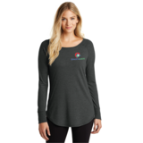 SpartaCats Women’s Triblend Long Sleeve Tunic Tee