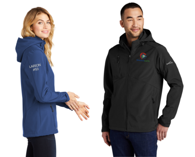 SpartaCats Eddie Bauer Hooded Soft Shell Parka Jacket