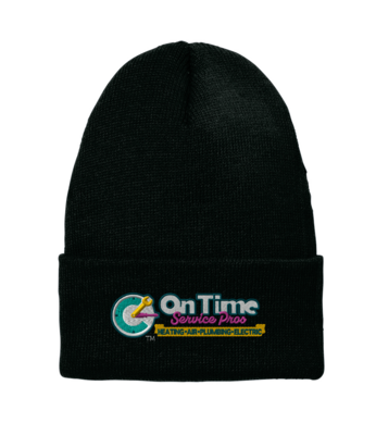 On Time Service Pros Volunteer Knitwear Chore Beanie
