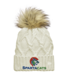 SpartaCats New Era Faux Fur Pom Beanie