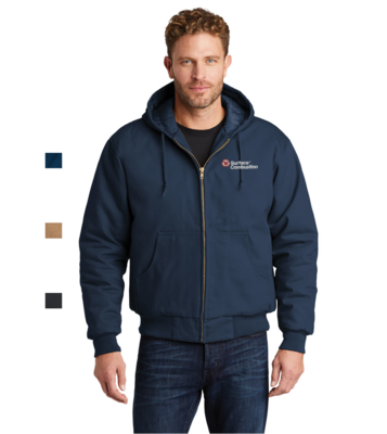 Surface Combustion CornerStone Duck Cloth Hooded Work Jacket - Regular & Tall