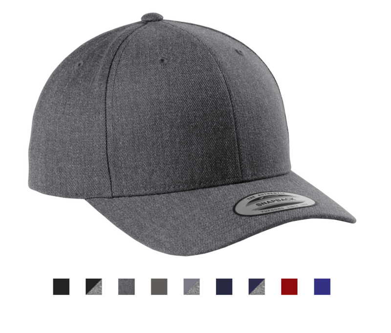Sport-Tek Yupoong Curve Bill Snapback Cap