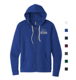 Next Level Unisex Beach Fleece Full Zip Hoodie