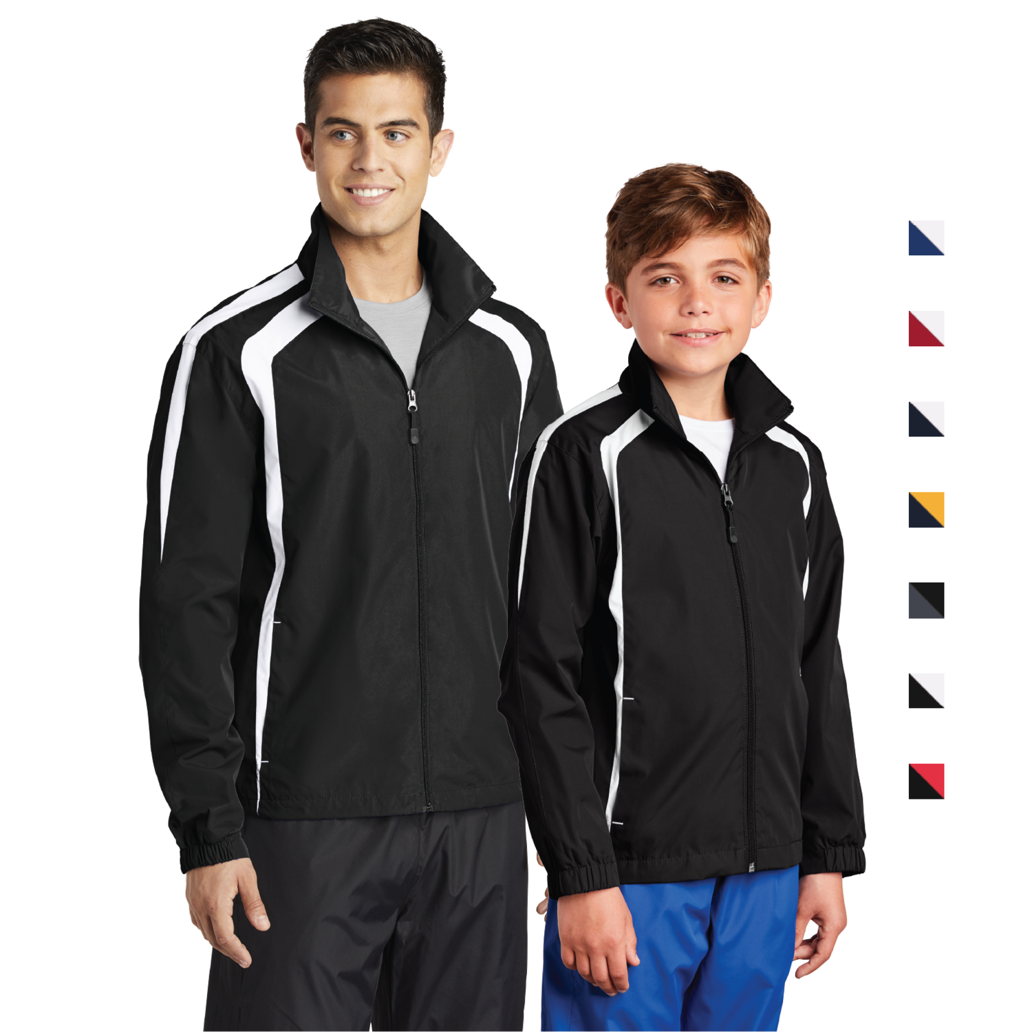Sport-Tek Colorblock Raglan Jacket - Adult & Youth