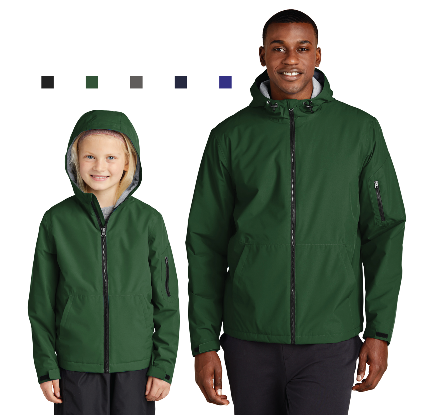 Sport-Tek Waterproof Insulated Jacket - Adult & Youth