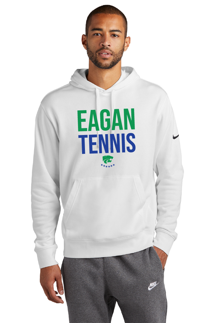 Eagan Tennis Nike Club Fleece Sleeve Swoosh Pullover Hoodie
