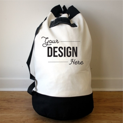 Heavy Duty Canvas Laundry Bag with Should Strap