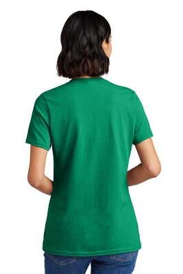 Port &amp; Company Ladies Core Cotton V-Neck Tee