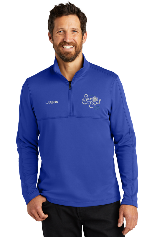 Eagan Ice Crystal Port Authority Smooth Fleece 1/4-Zip