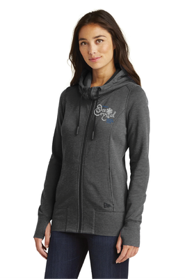 Eagan Ice Crystal Tri-Blend Full-Zip Hoodie