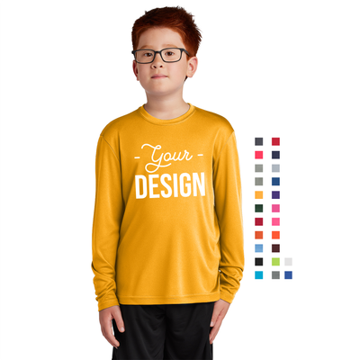 Sport-Tek Youth Long Sleeve PosiCharge Competitor Tee