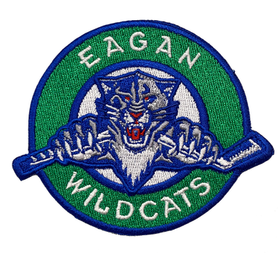 Eagan Hockey Fully Embroidered Patch - 3.5&quot; wide