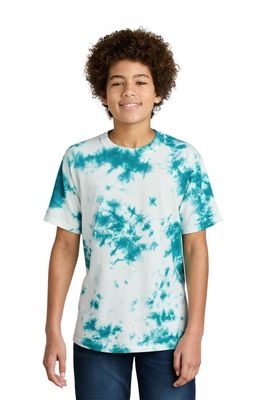 Port &amp; Company Youth Crystal Tie-Dye Tee