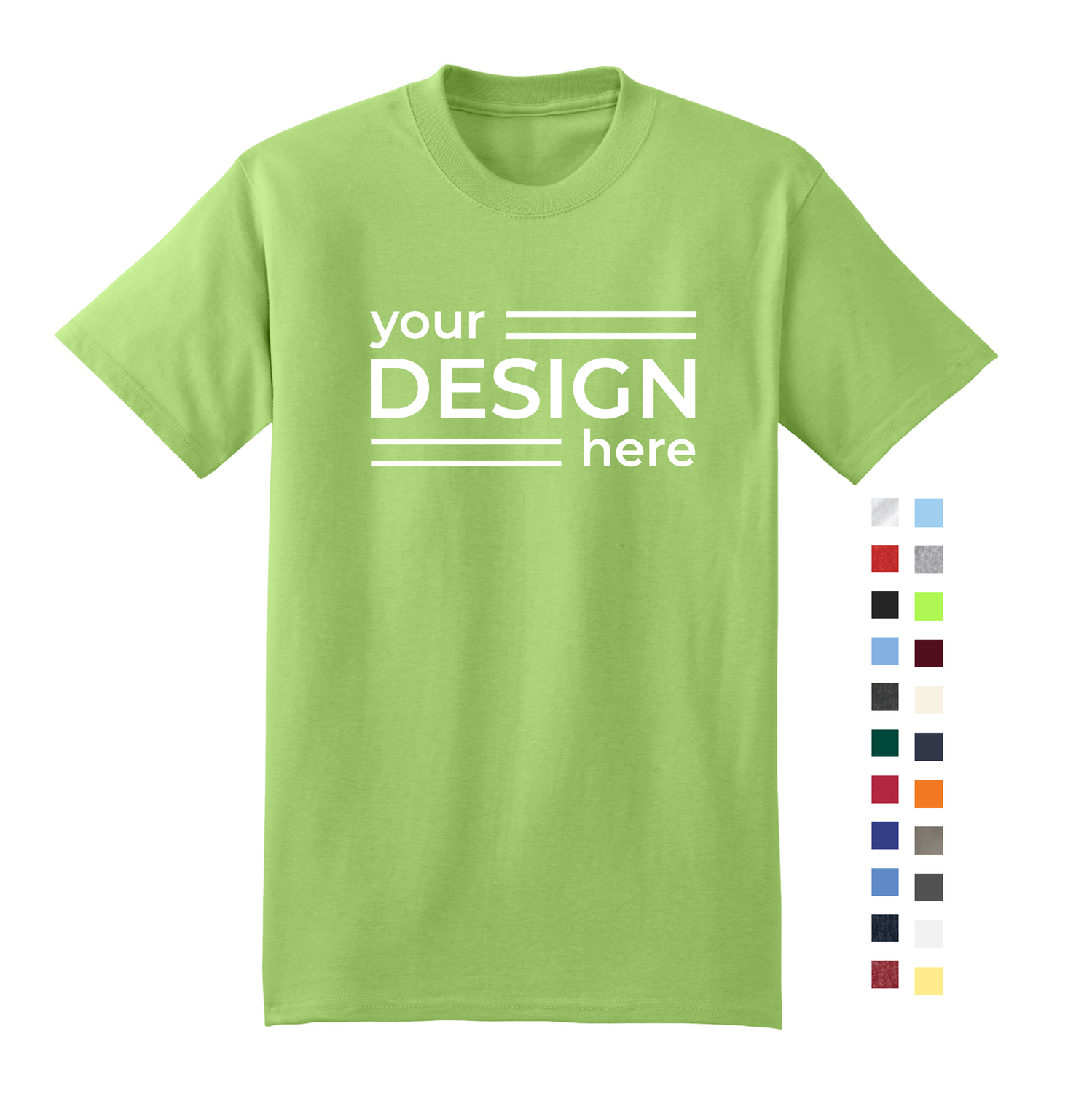 Hanes Beefy-T - 100% Cotton T-Shirt