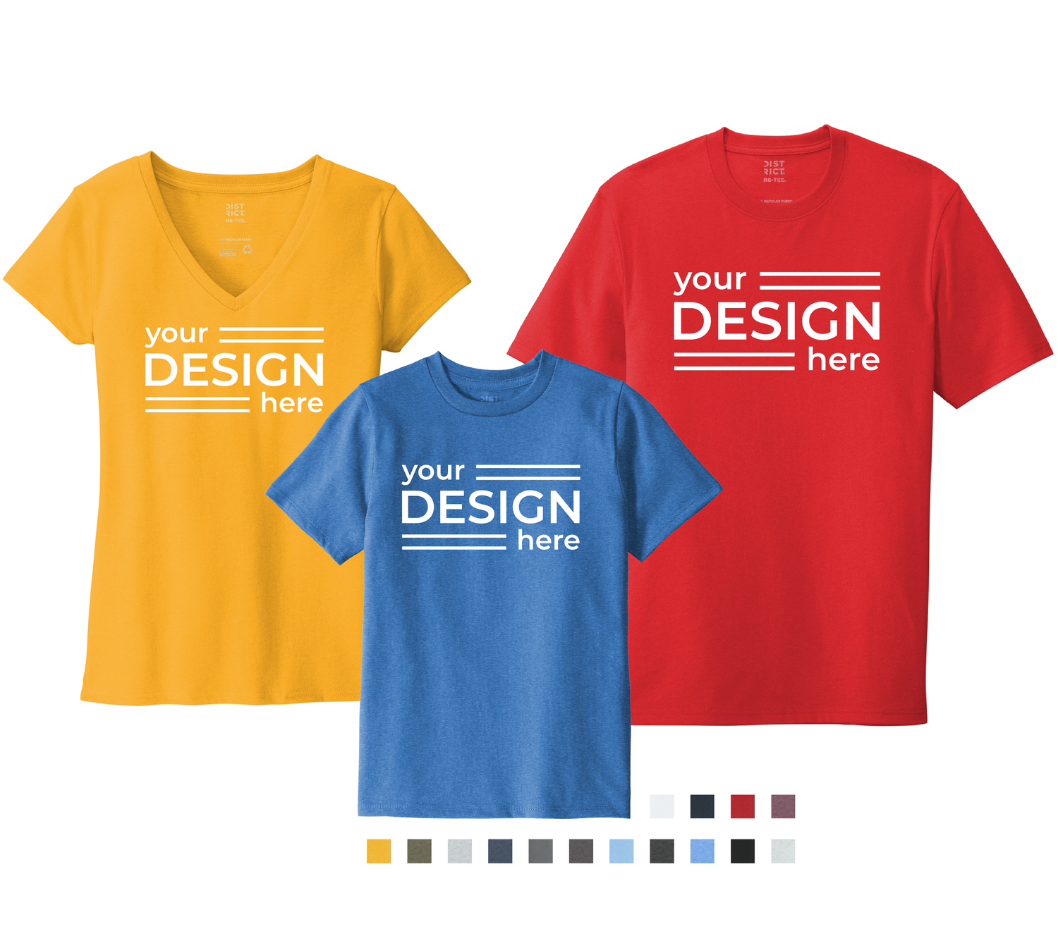 District Re-Tee Shirts - Men&#39;s, Ladies &amp; Youth
