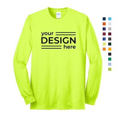 Port &amp; Company Long Sleeve Core Blend Tee - Regular &amp; Tall