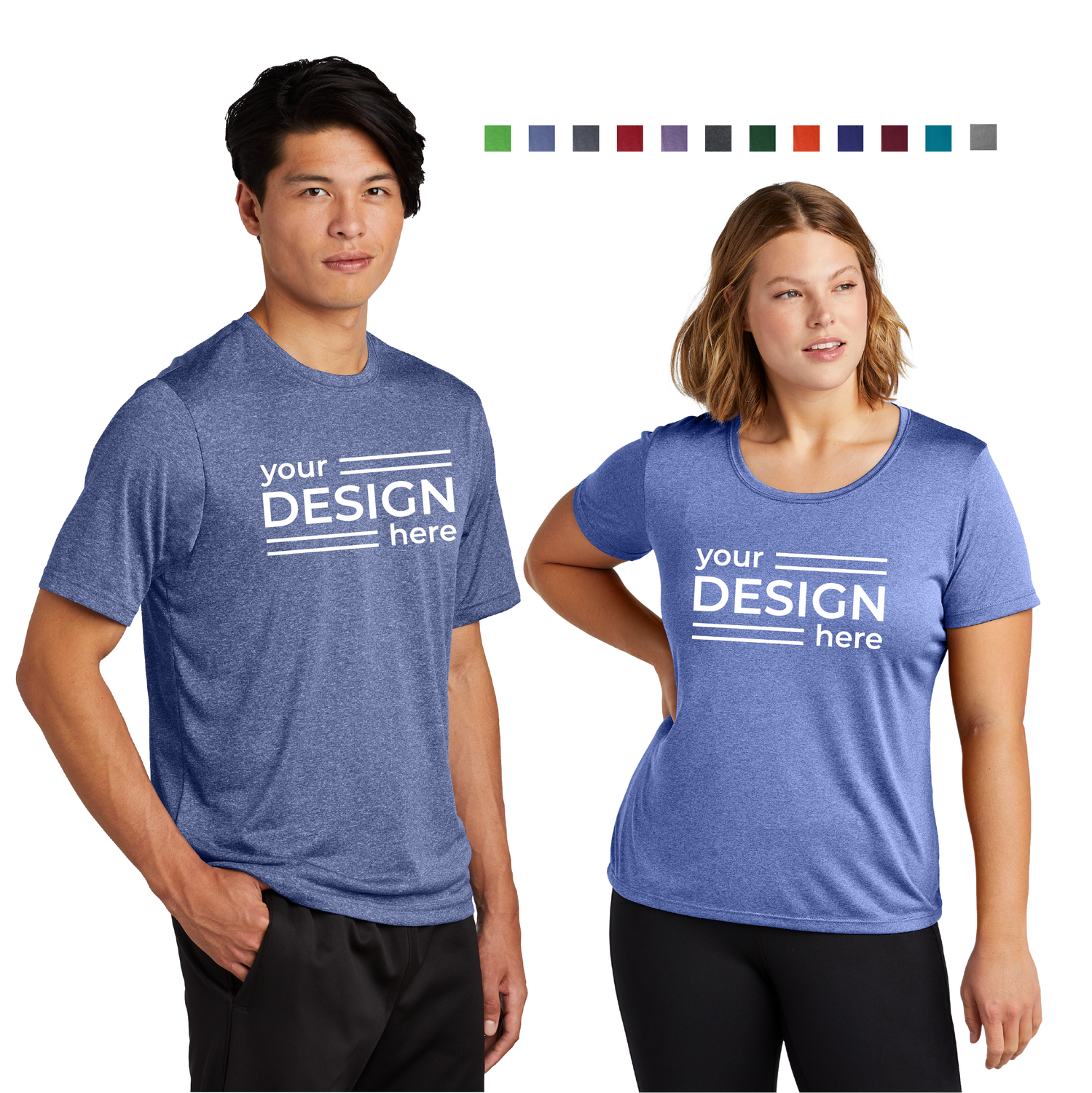 Sport-Tek Heather Contender Tee - Men&#39;s, Ladies &amp; Tall