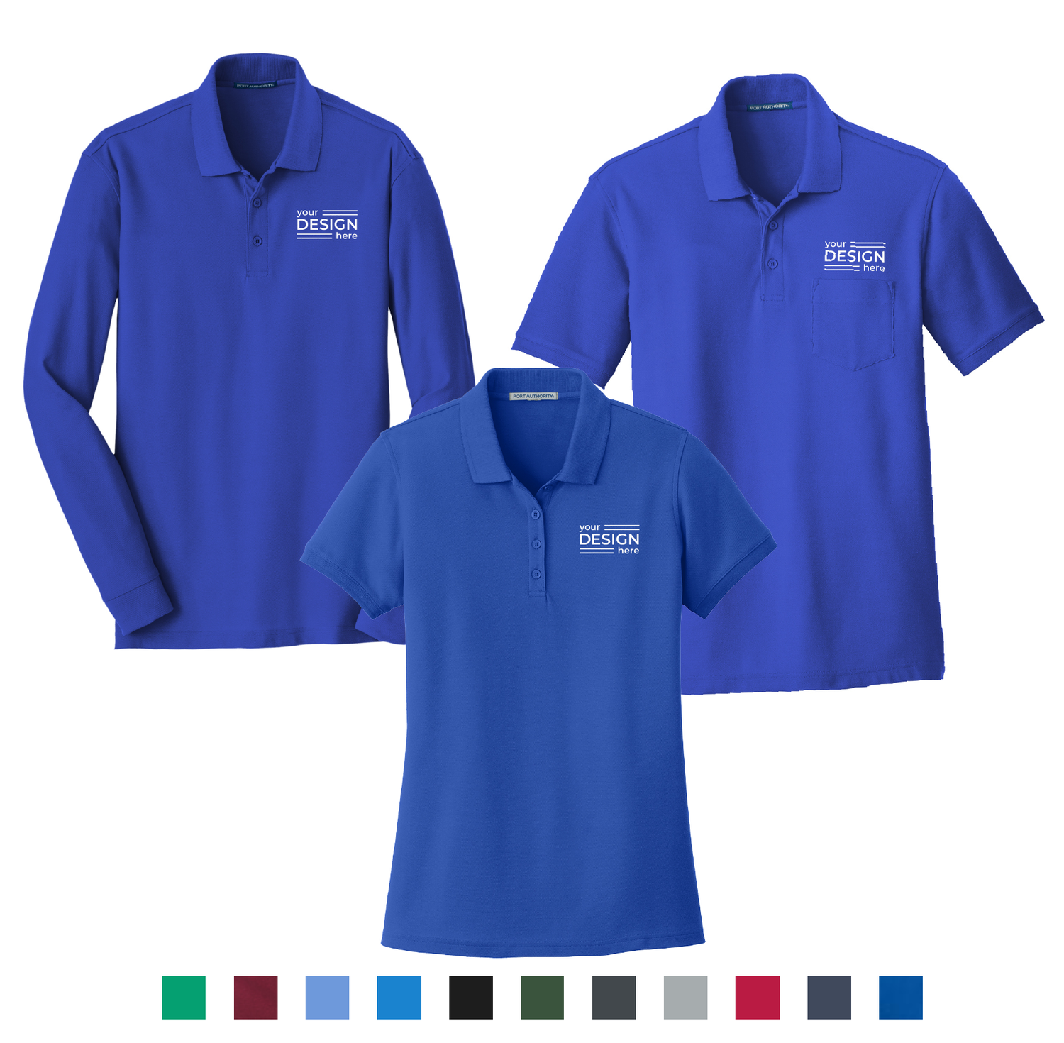 Port Authority Core Classic Pique Polo - Men&#39;s, Ladies, Youth &amp; Tall
