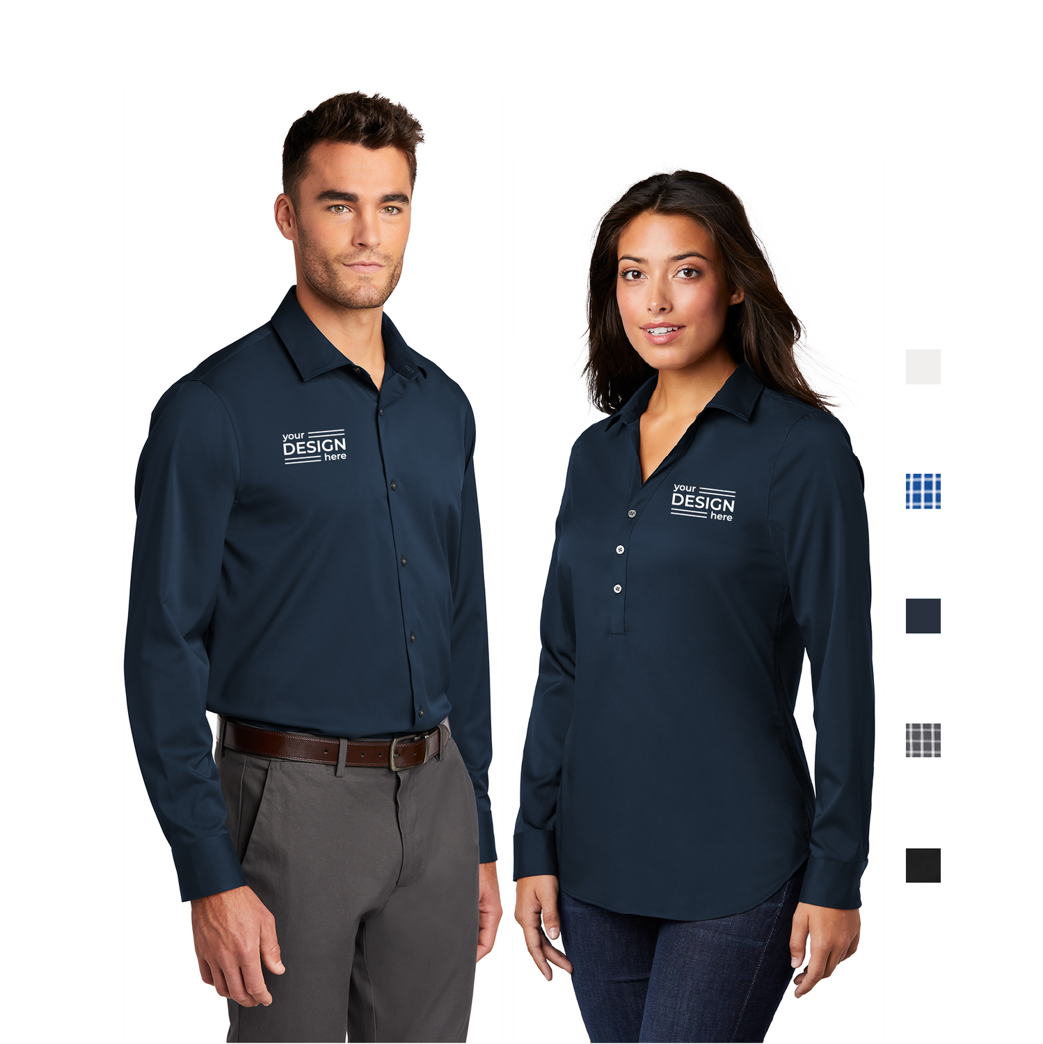 Port Authority City Stretch Shirt and Tunic - Men&#39;s &amp; Ladies