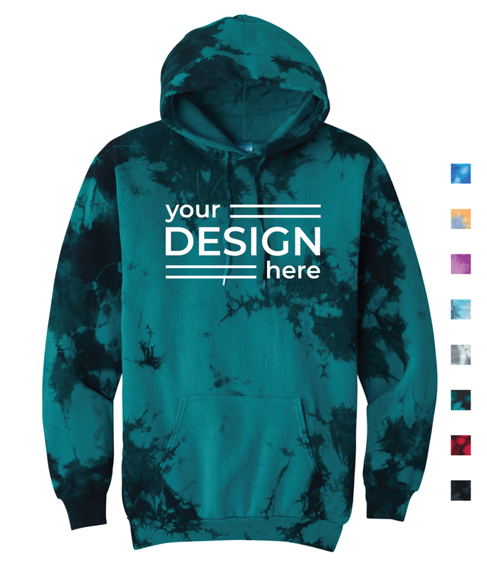 Port &amp; Company Crystal Tie-Dye Pullover Hoodie