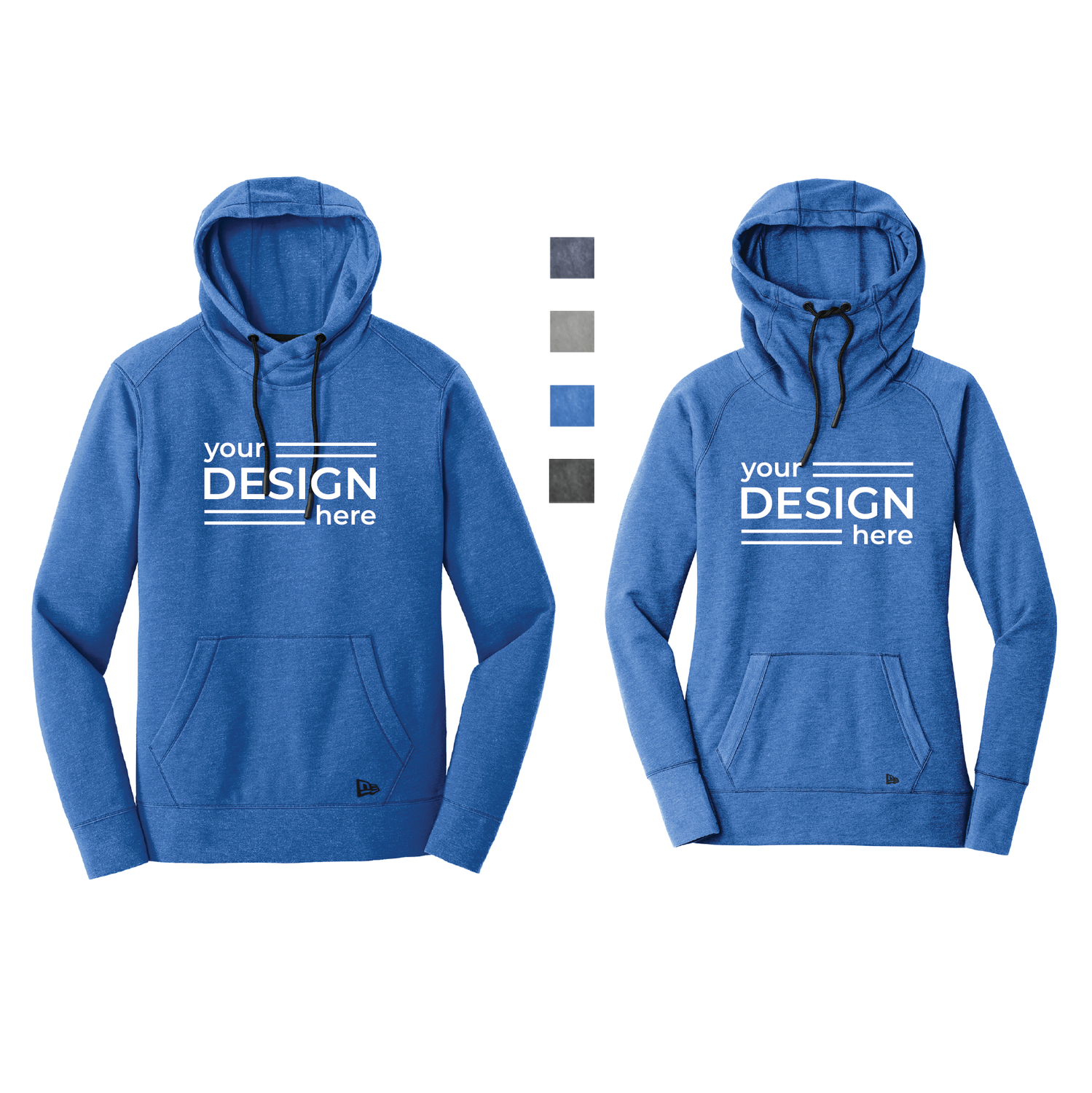 New Era Tri-Blend Pullover Hoodie - Men&#39;s &amp; Ladies