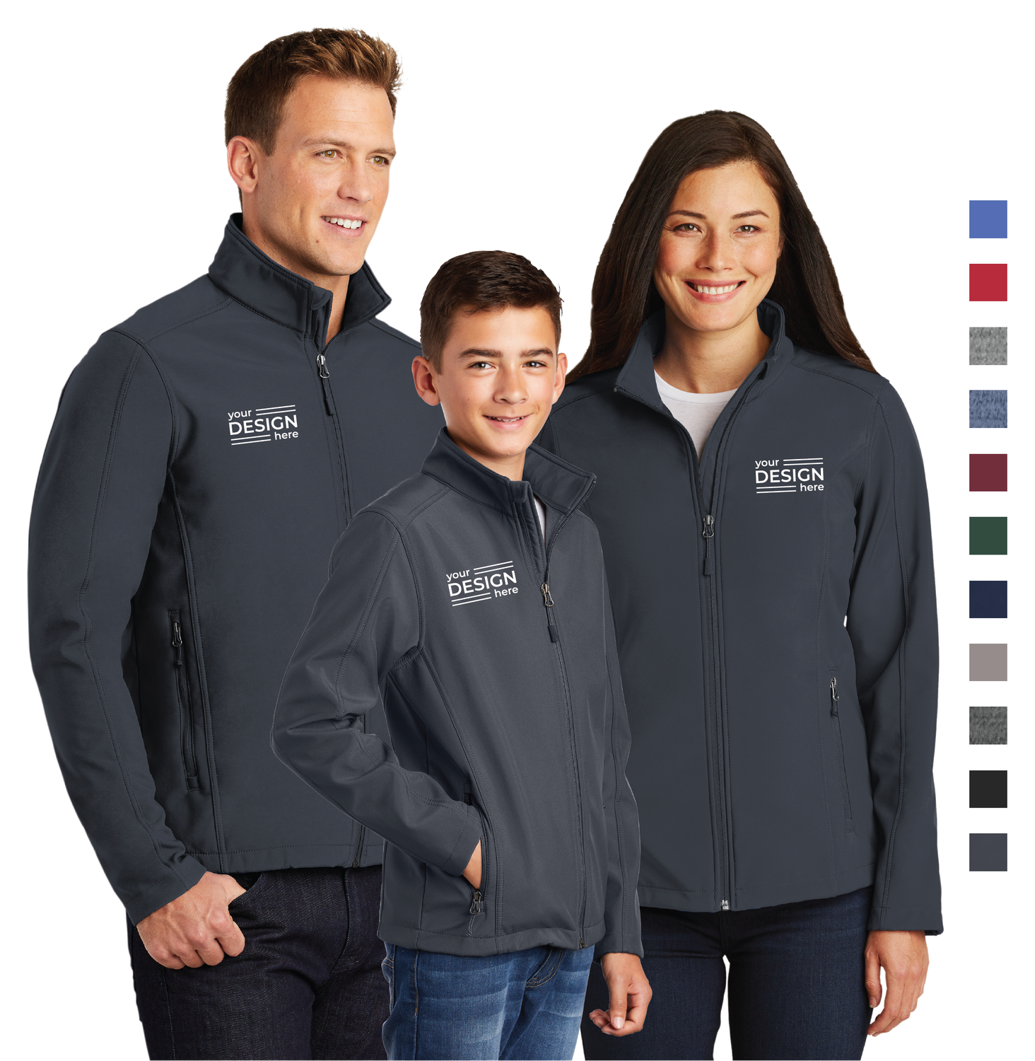 Port Authority Core Soft Shell Jacket - Men&#39;s, Ladies, Youth &amp; Tall
