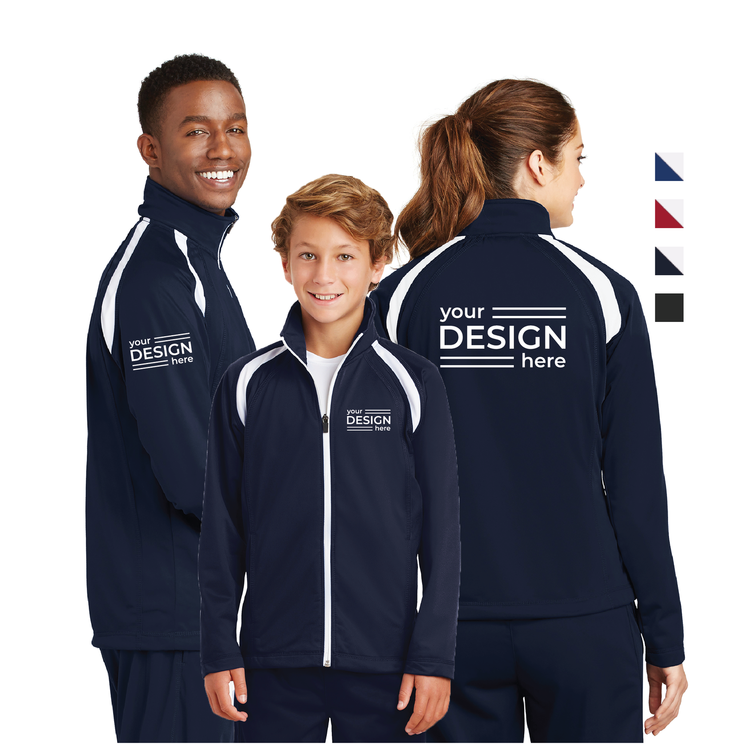 Sport-Tek Tricot Track Jacket - Men&#39;s, Ladies &amp; Youth