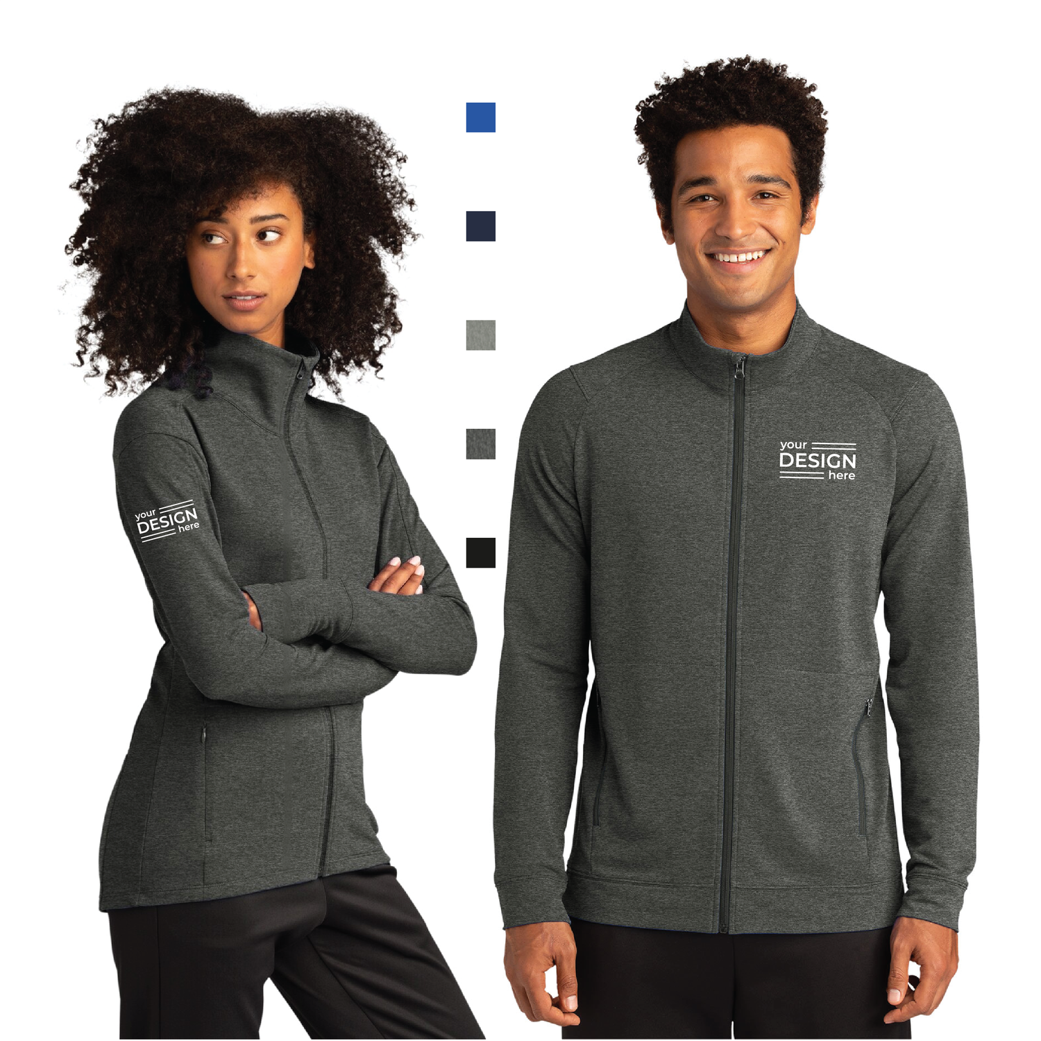 Sport-Tek Sport-Wick Flex Fleece Full-Zip Jacket - Men&#39;s &amp; Ladies