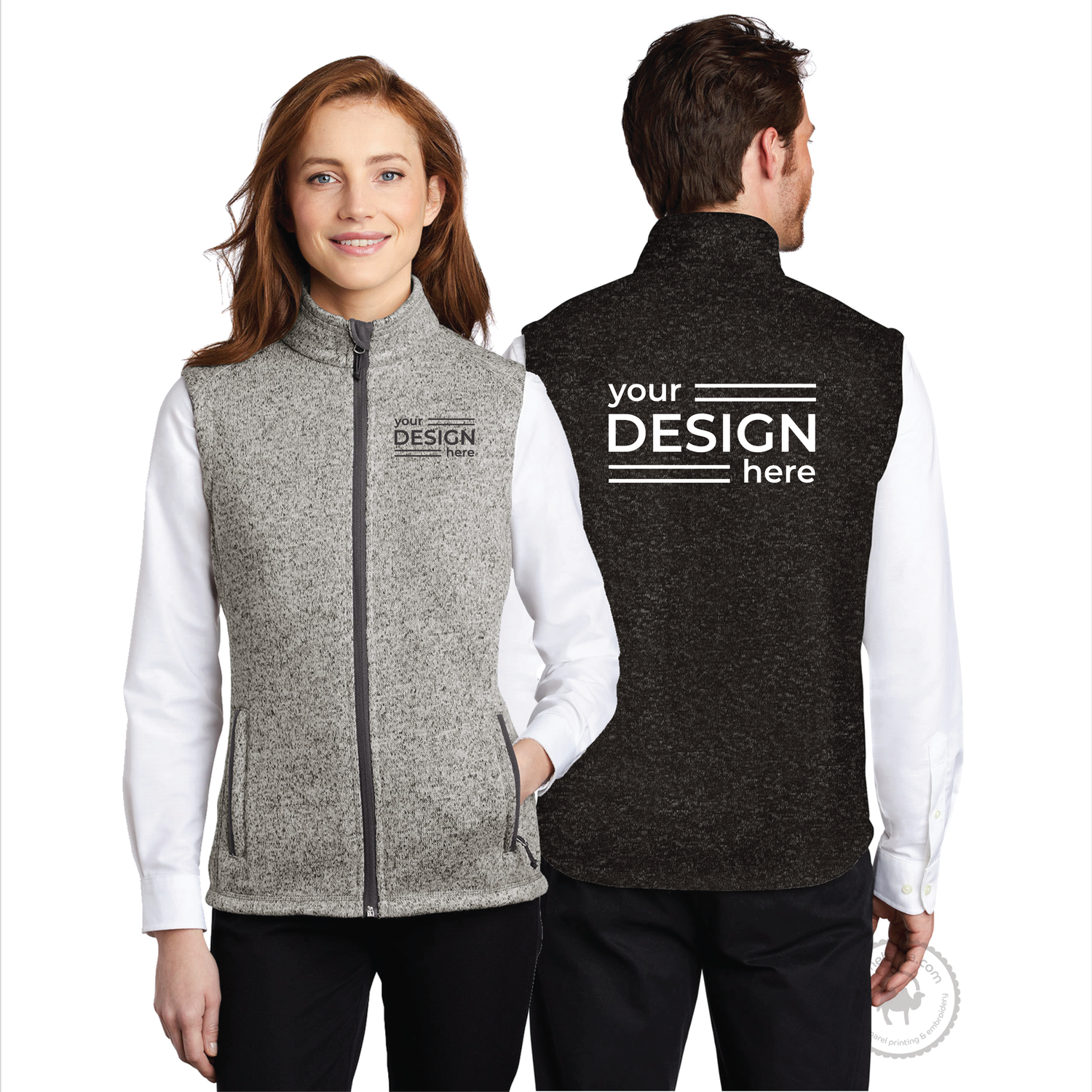 Port Authority Sweater Fleece Vest - Men&#39;s &amp; Ladies