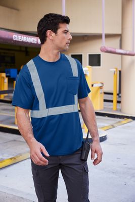 CornerStone Enhanced Visibility Segmented Tape Tee