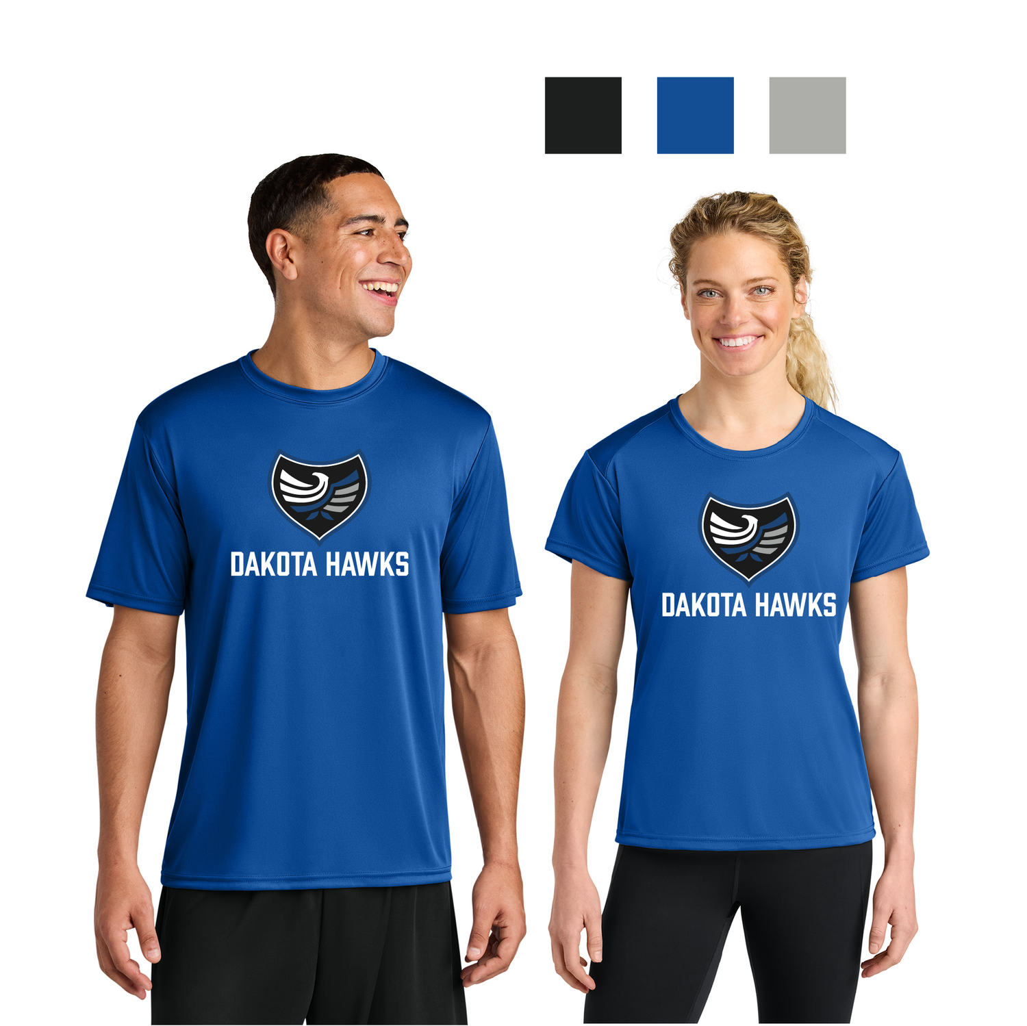 Dakota Hawks A4 Cooling Performance Short Sleeve Tee
