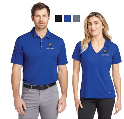 Dakota Hawks Nike Dri-FIT Vertical Mesh Polo - Men&#39;s &amp; Ladies