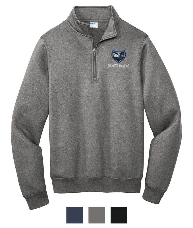 Dakota Hawks Port &amp; Co Core 1/4-Zip Sweatshirt