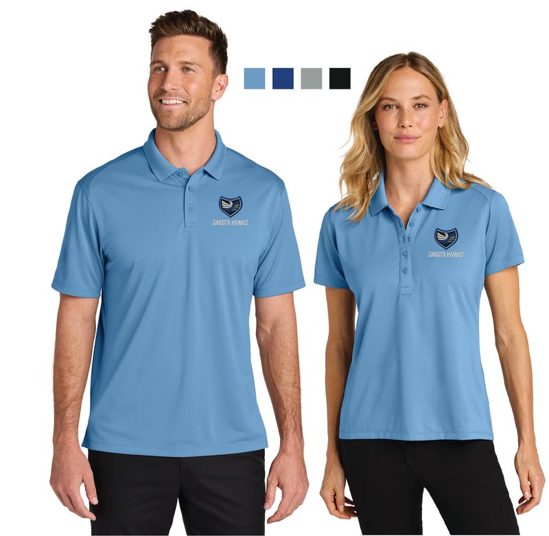 Dakota Hawks Port Authority Wearever Performance Pique Polo - Men&#39;s &amp; Ladies