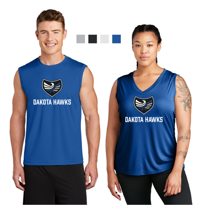 Dakota Hawks Sport-Tek Sleeveless PosiCharge Competitor Tank - Men&#39;s &amp; Ladies