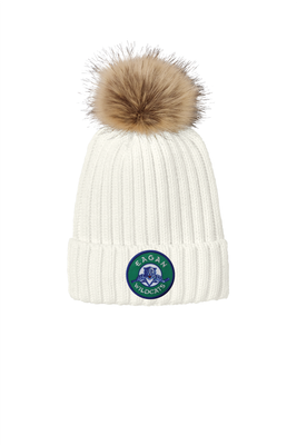 Eagan Hockey Port Authority Faux Fur Pom Beanie