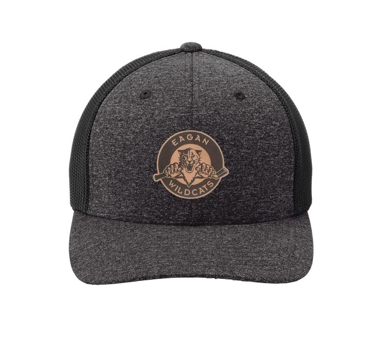 Eagan Hockey Port Authority Flexfit Melange Mesh Back Trucker Cap