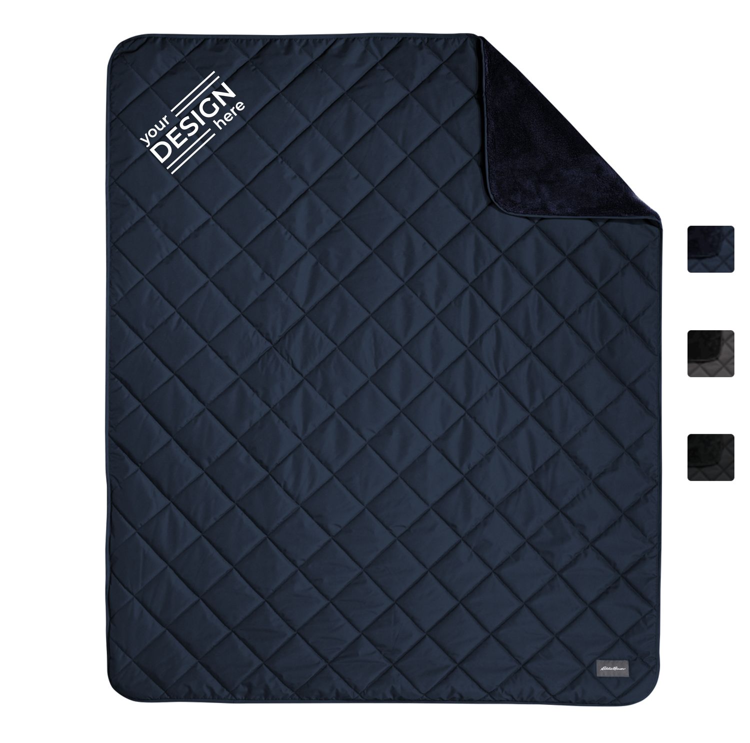Eddie Bauer Quilted Insulated Fleece Blanket
