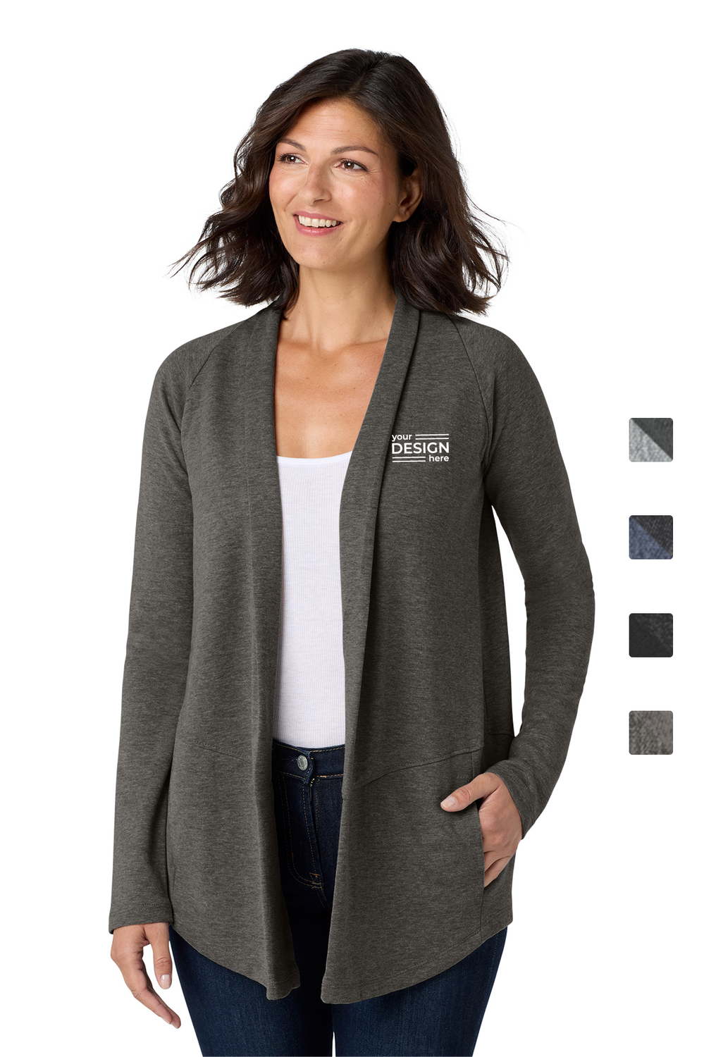 Port Authority Women&#39;s Interlock Cardigan