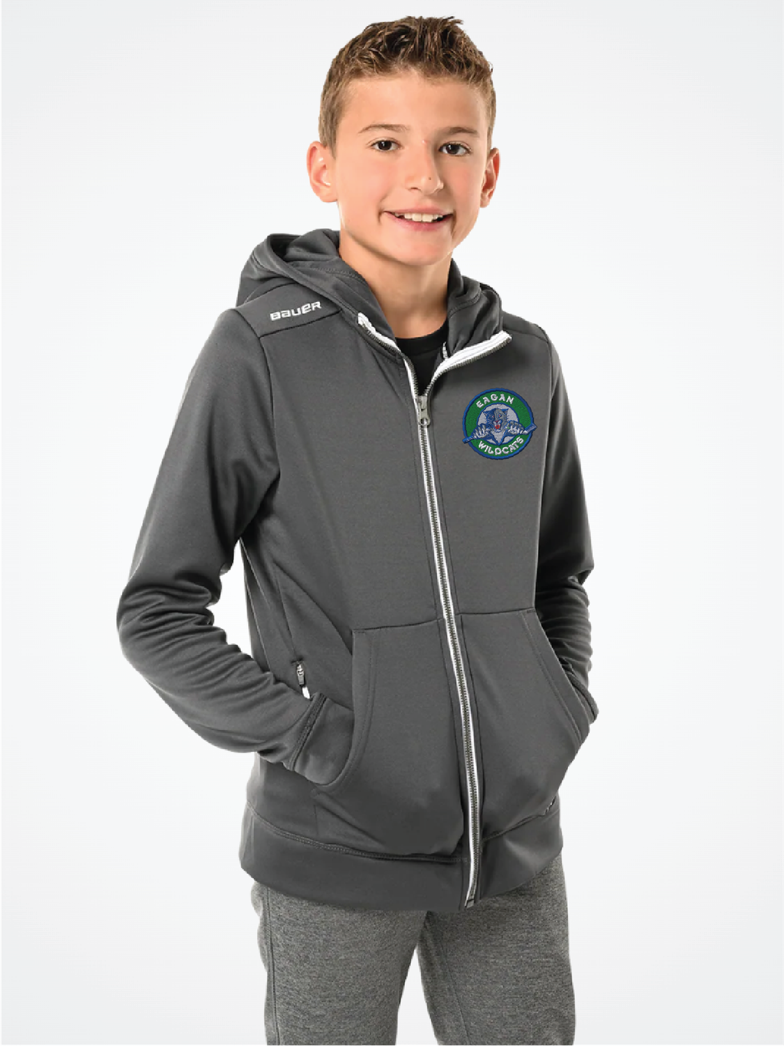 Eagan Hockey Bauer S23 Team Full-Zip Hoodie - Adult &amp; Youth