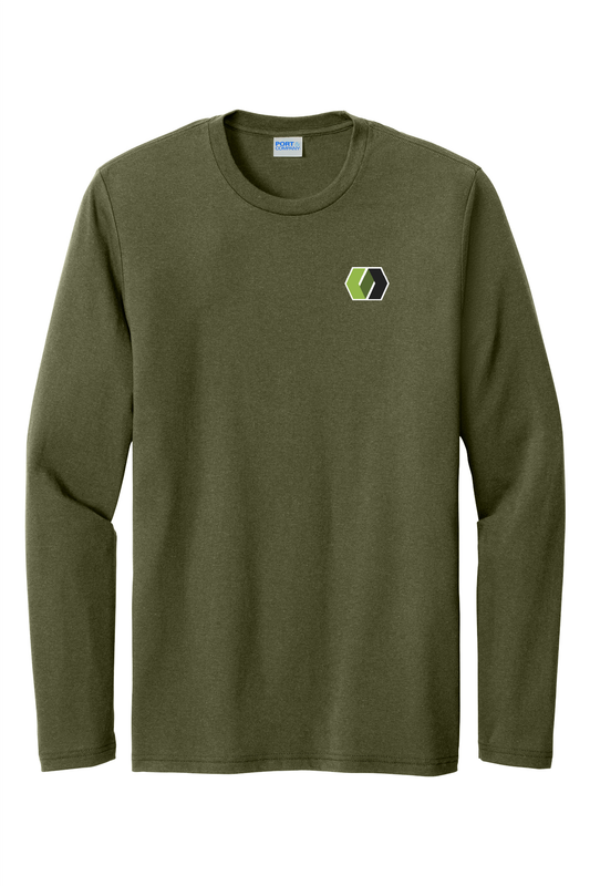 ShopJimmy Port &amp; Company Tri-Blend Long Sleeve Tee