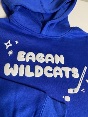 Eagan Hockey Sport Tek Hoodie Youth - Puff Print