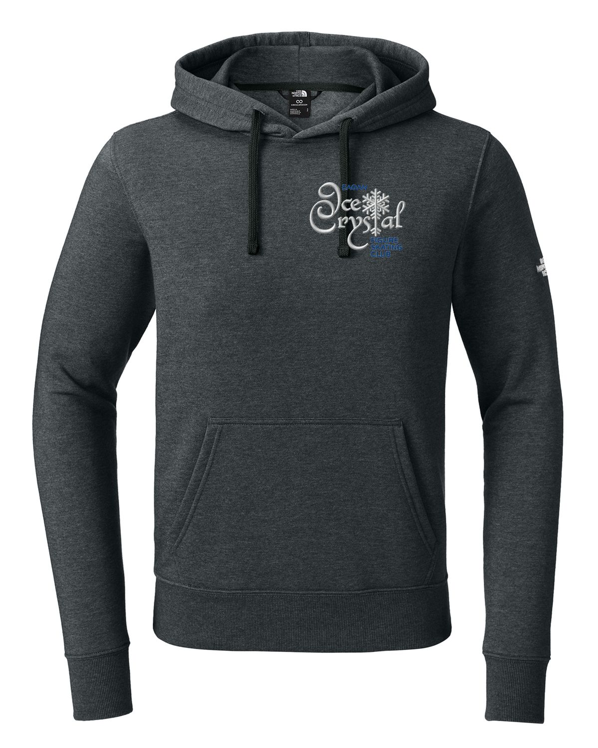 Eagan Ice Crystal The North Face Sleeve Logo Pullover Hoodie