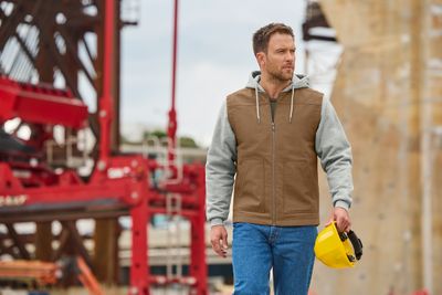 CornerStone Duck Fleece Full-Zip Hooded Jacket