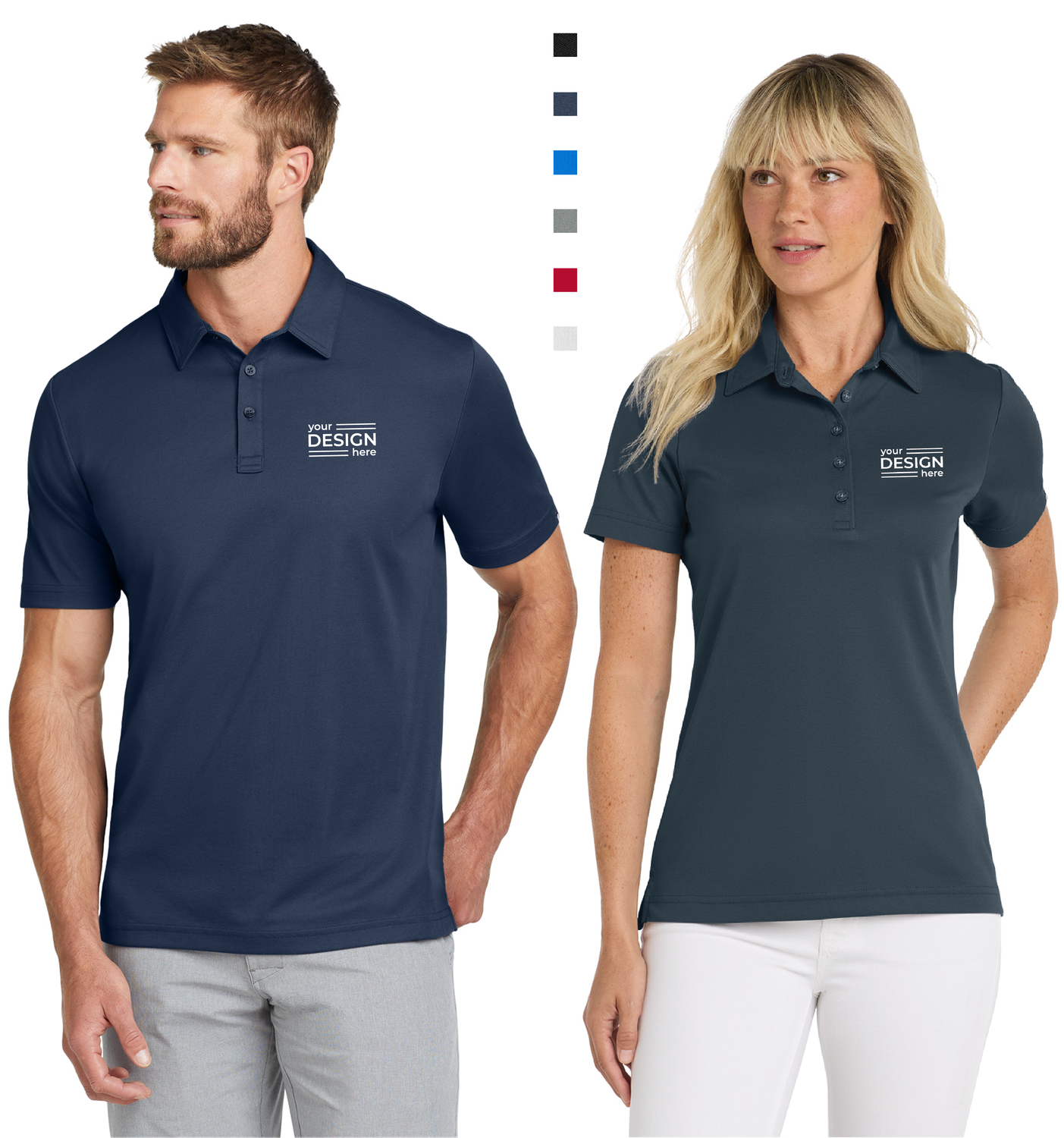 TravisMathew Men's and Women's Oceanside Solid Polo