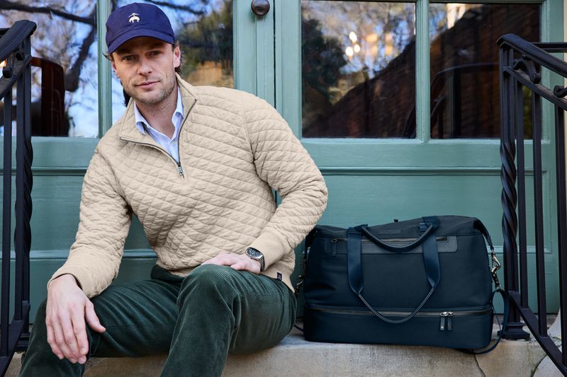 Brooks Brothers Diamond Quilt 1/4-Zip