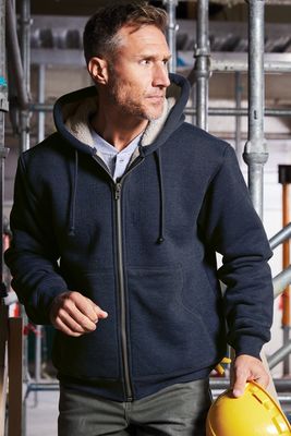 CornerStone Heavyweight Sherpa-Lined Hooded Fleece Jacket