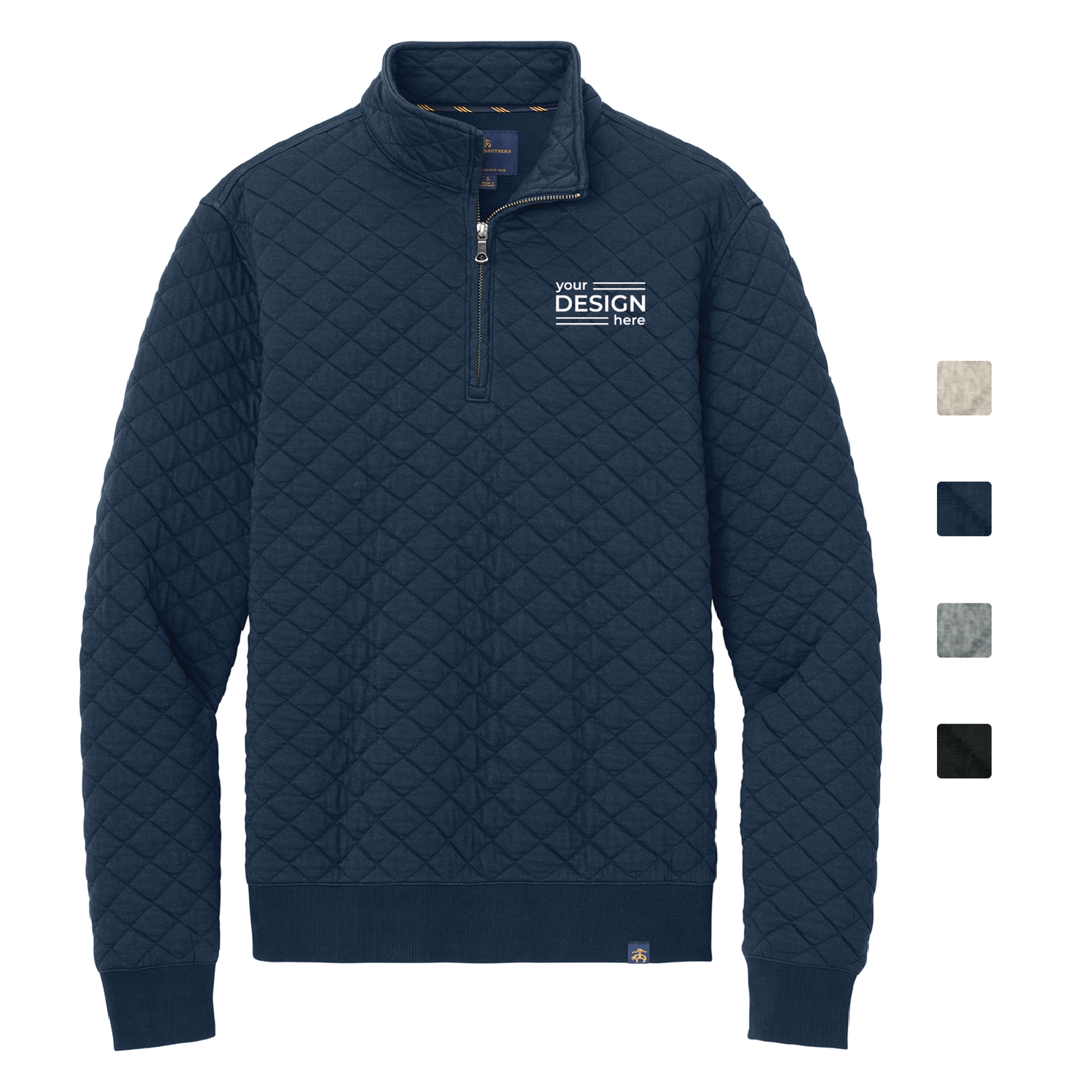 Brooks Brothers Diamond Quilt 1/4-Zip