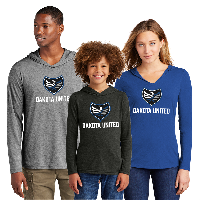 Dakota United District Perfect Tri Long Sleeve Hoodie - Men&#39;s Ladies &amp; Youth